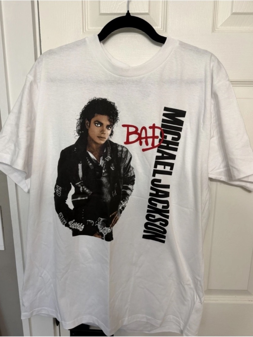 Michael Jackson Bad Graphic Tee - White